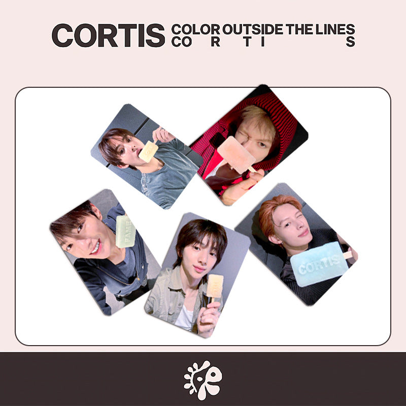 CORTIS- COLOR OUTSIDE THE LINES Card Collection 5pcs