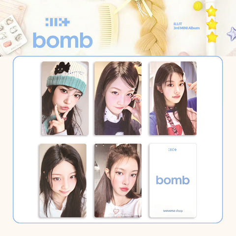 ILLIT "Bomb" Album Card – Random Wvs Special Card Postcard Gift