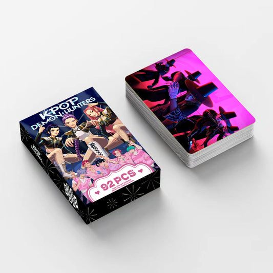 DEMON HUNTERS Lomo Cards - K-Pop Photocards & Stickers Gift Set