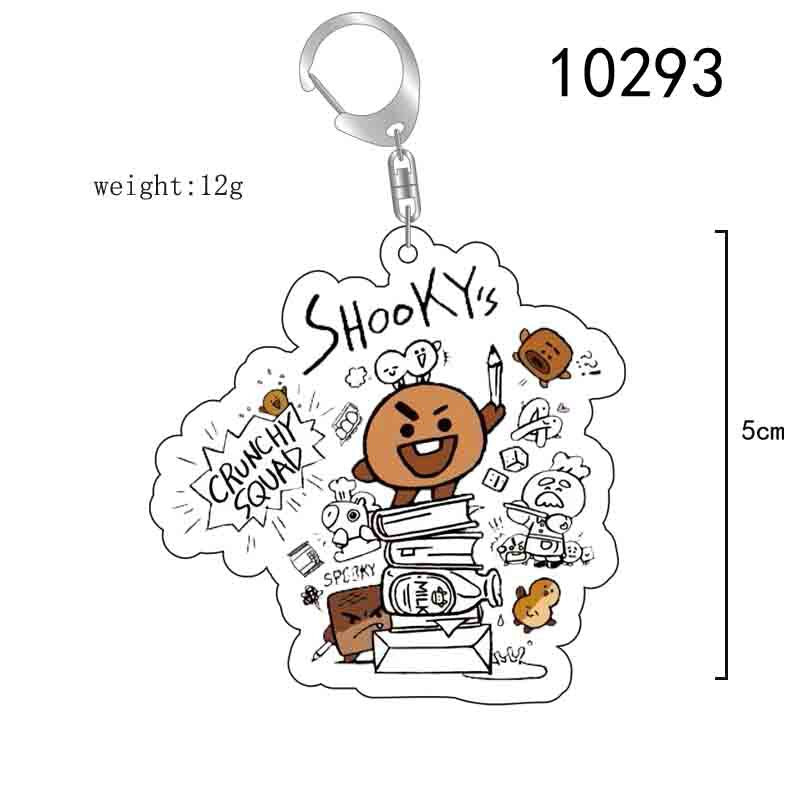 BTS Candy Series Keychain Cartoon Pendant Creative Campus Design