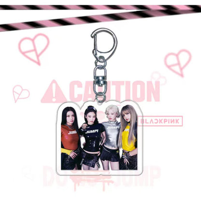 Blackpink Album Jump Peripheral Acrylic Pendant Keychain V.2