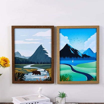 Minimalist Wooden Poster Frame (30x40cm / 12x16")