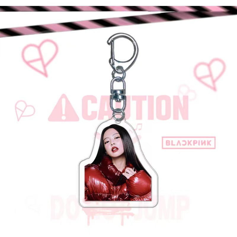 Blackpink Album Jump Peripheral Acrylic Pendant Keychain V.2