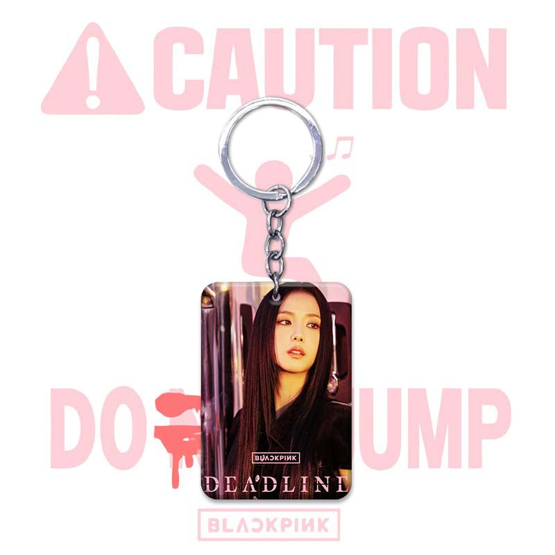 Blackpink JUMP Acrylic Card Support Keychain