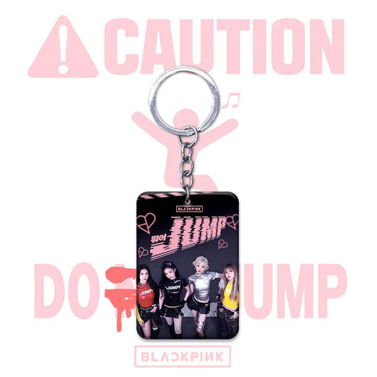 Blackpink JUMP Acrylic Card Support Keychain