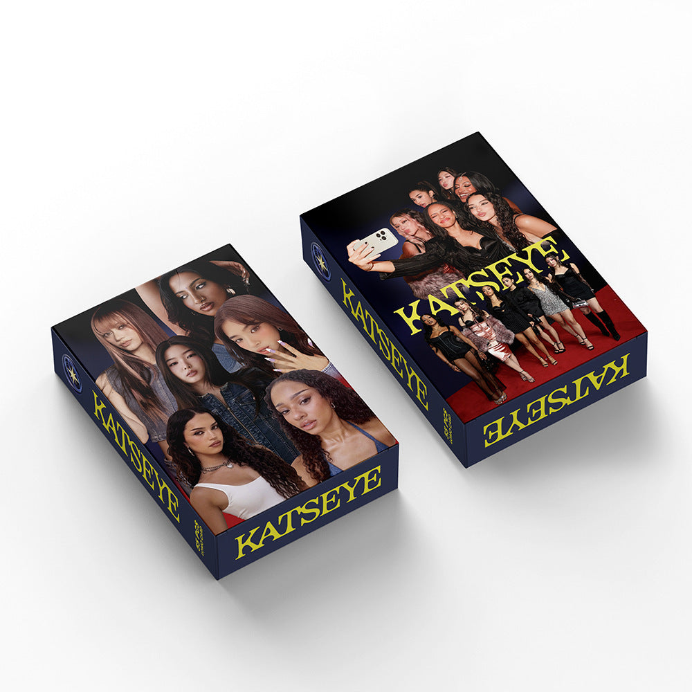 KATSEYE - 55-Piece Lomo Card Set - K-Pop Girl Group Photocard Collection