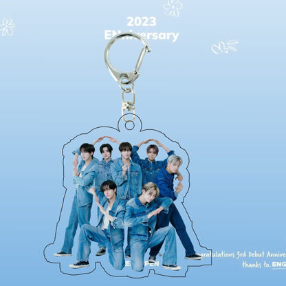 ENHYPEN 3rd Anniversary ID Photo Keychain & Mini Stand | Acrylic Charm