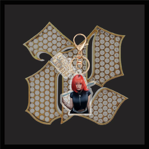 aespa Double-Sided Acrylic Keychain Bag Pendant Winter Kpop Jewelry Star Peripheral