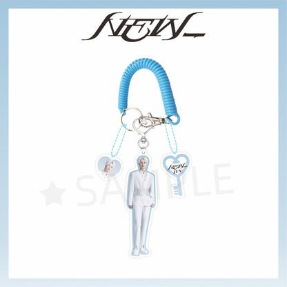SEVENTEEN Bule Elastic Rope New Acrylic Keychain