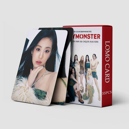 Baby Monster Kpop Star Photo Cards Lomo Style Collection