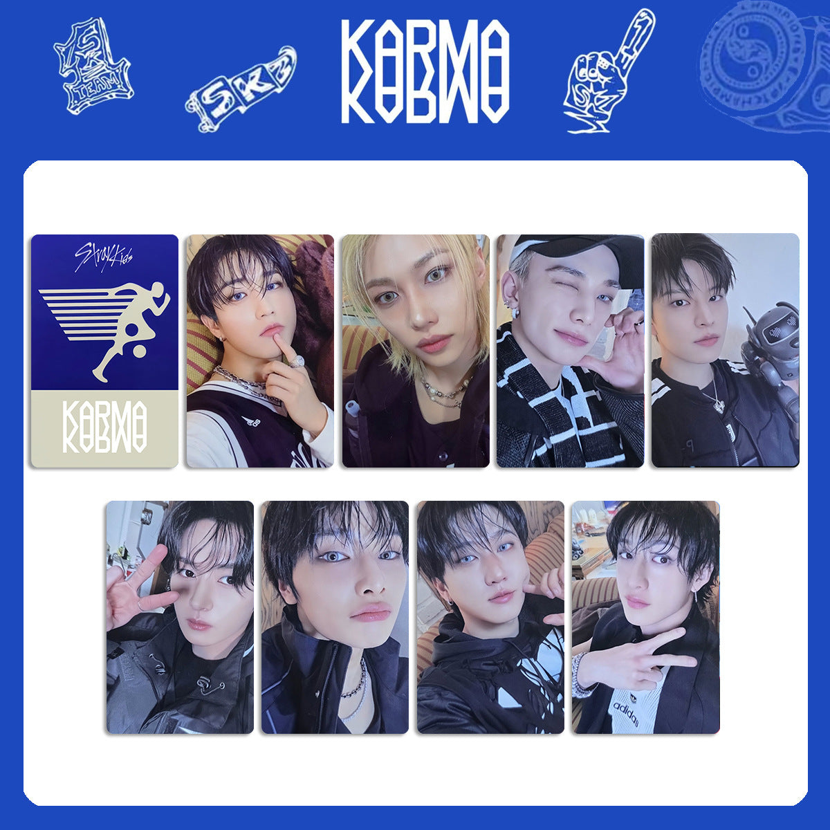 Stray Kids Karma Periphery Photo Card Limited Edition SKZ Bonus HOORAY Album Collectible