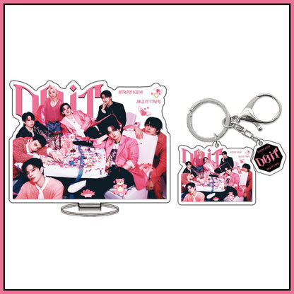 Stray Kids "DO IT" Acrylic Standee & Keychain Set – Double-Sided K-Pop Desk Decor