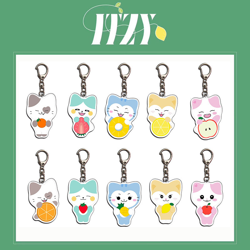 ITZY TWINZY Flash Keychain Pendant Bag Accessory Ladder Gift