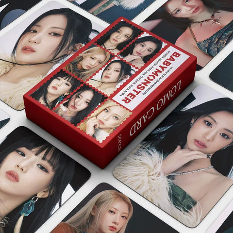 Baby Monster Kpop Star Photo Cards Lomo Style Collection