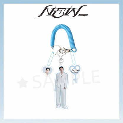 SEVENTEEN Bule Elastic Rope New Acrylic Keychain