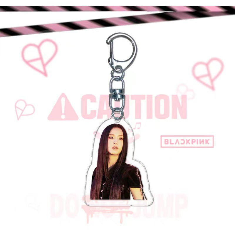 Blackpink Album Jump Peripheral Acrylic Pendant Keychain V.2