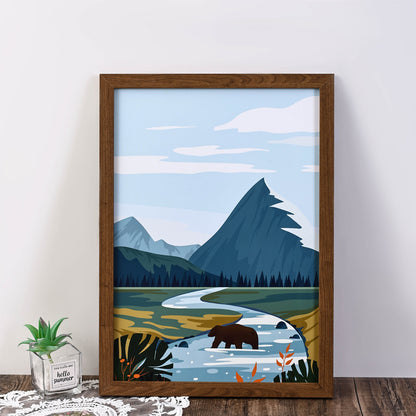 Minimalist Wooden Poster Frame (30x40cm / 12x16")