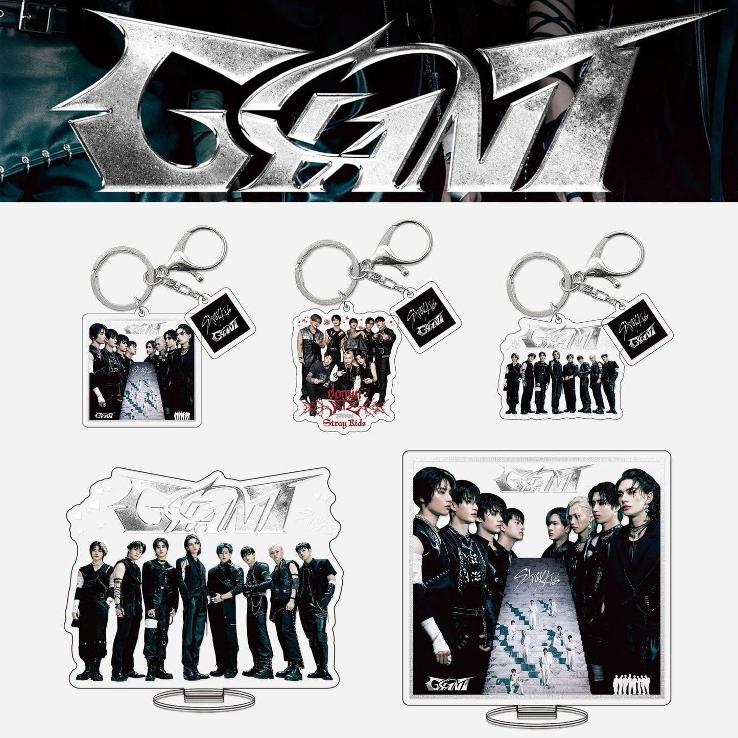 Stray Kids Brand Album GIANT Peripheral Keychain Acrylic Ornaments