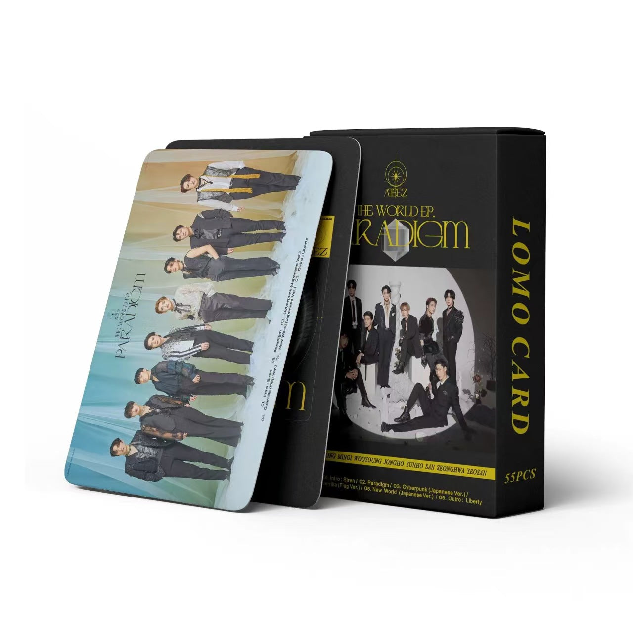 ATEEZ 55pcs Lomo Card Set - Paradigm / New Era K-pop Merch