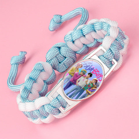 Demon Witch Hunting Group Anime Woven Bracelet - Adjustable Crystal Charm