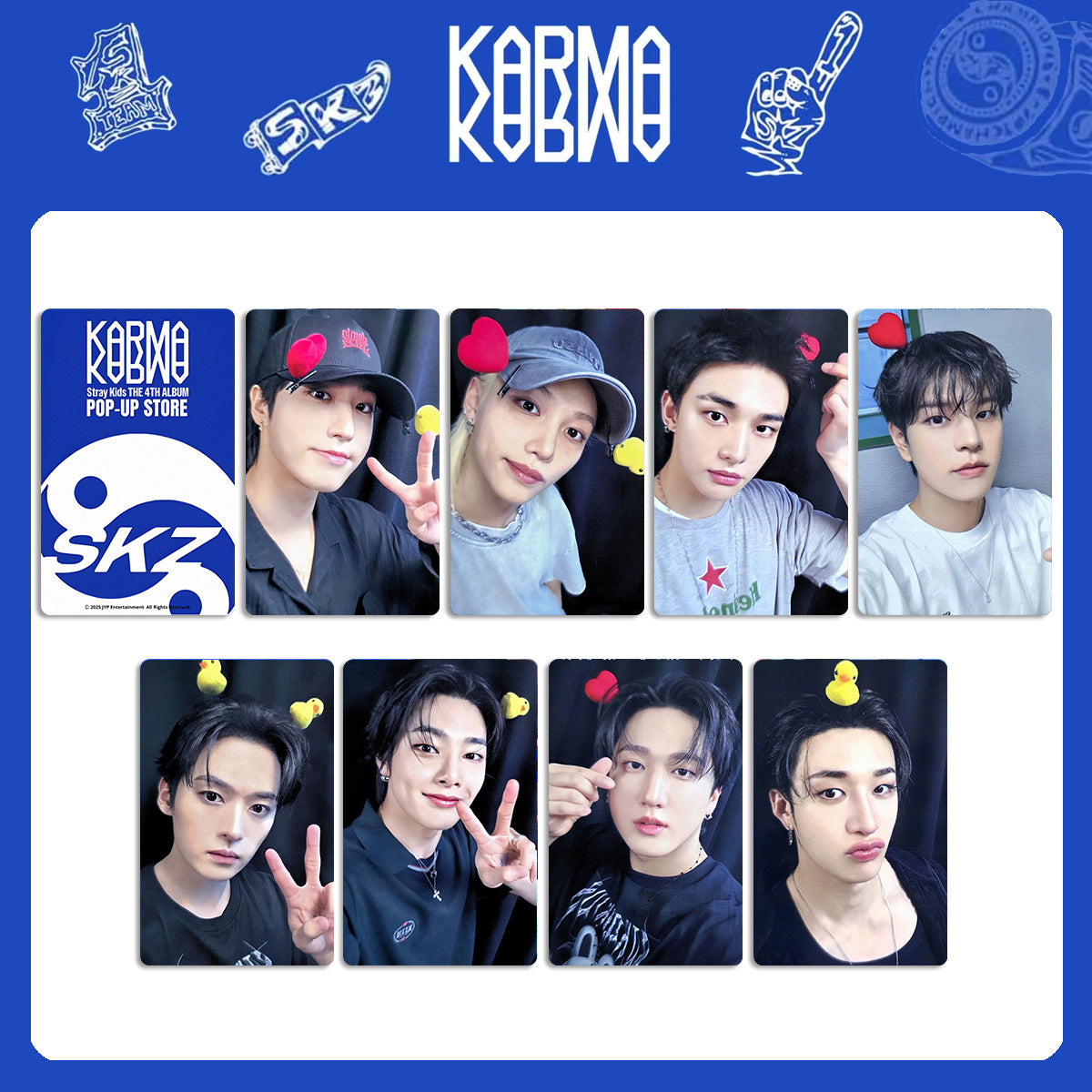 Stray Kids Karma Periphery Photo Card Limited Edition SKZ Bonus HOORAY Album Collectible