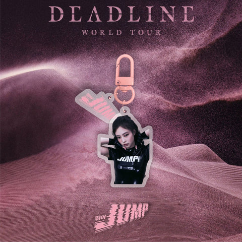 2025 Blink JUMP Acrylic Keychain Pendant Kpop for DEADLINE World Tour