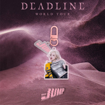 2025 Blink JUMP Acrylic Keychain Pendant Kpop for DEADLINE World Tour