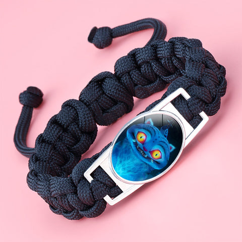 Demon Witch Hunting Group Anime Woven Bracelet - Adjustable Crystal Charm