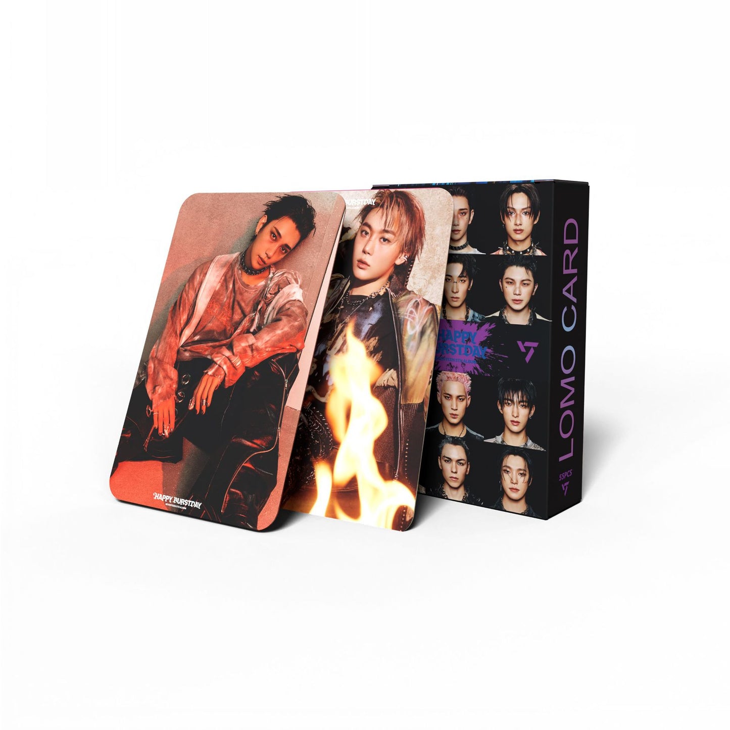 SEVENTEEN - 'HAPPY BURSTDAY' 55-Piece Lomo Card Set