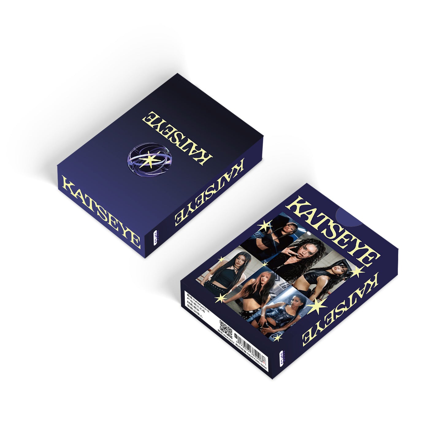 Katseye 55 Photo Cards Self-Printed Collectible Photocards for Album