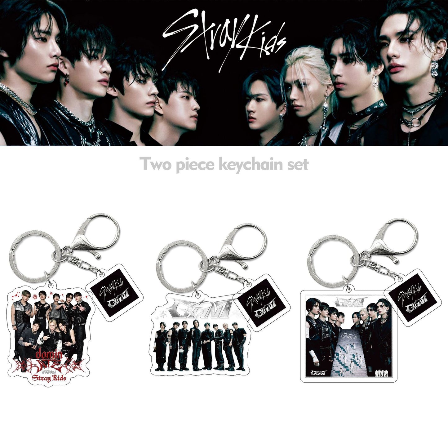 Stray Kids Brand Album GIANT Peripheral Keychain Acrylic Ornaments