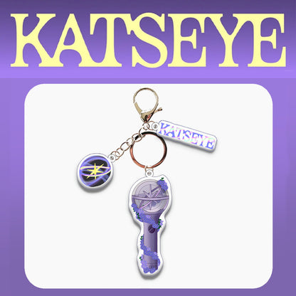 KATSEYE Light Keychain Acrylic Pendant Three-Piece Set DANI Cat