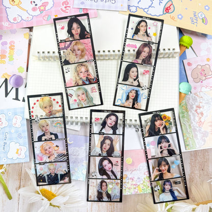 (G)I-DLE "We Are" Album Merch – 4-Cut Photo Bookmark Set (5 Pcs)