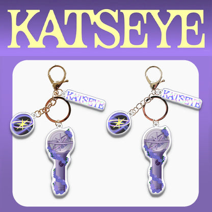 KATSEYE Light Keychain Acrylic Pendant Three-Piece Set DANI Cat
