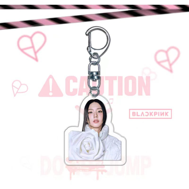 Blackpink Album Jump Peripheral Acrylic Pendant Keychain V.2