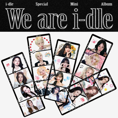 (G)I-DLE "We Are" Album Merch – 4-Cut Photo Bookmark Set (5 Pcs)
