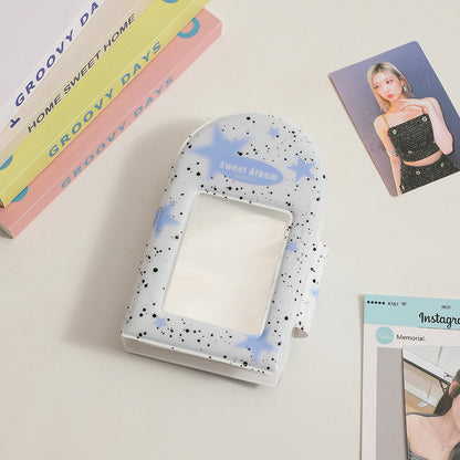 Square Hollow Photocard Binder | 3-Inch Mini Album (40 Slots)