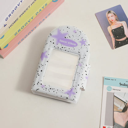Square Hollow Photocard Binder | 3-Inch Mini Album (40 Slots)