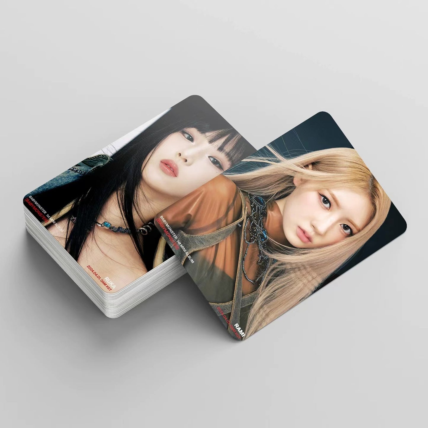 Baby Monster Kpop Star Photo Cards Lomo Style Collection