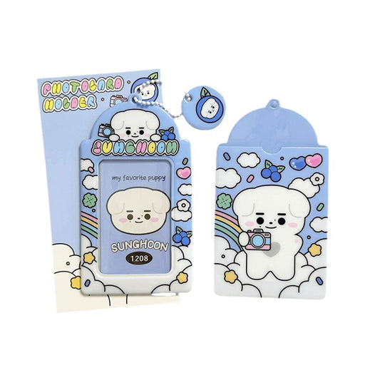 ENHYPEN Photocard Holder Keychain - Hard Case for K-Pop Photocards, Bus Pass & ID