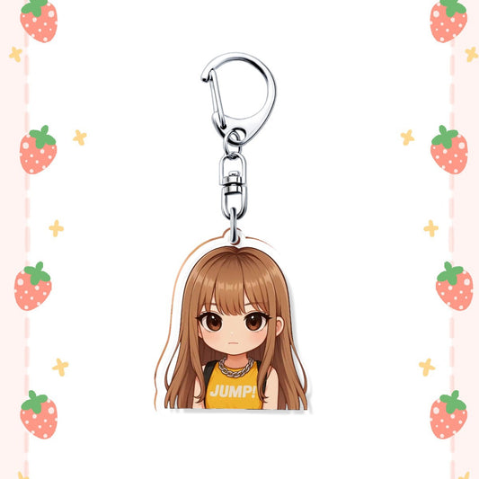 JUMP Blackpink Cartoon Acrylic Keychain Pendant
