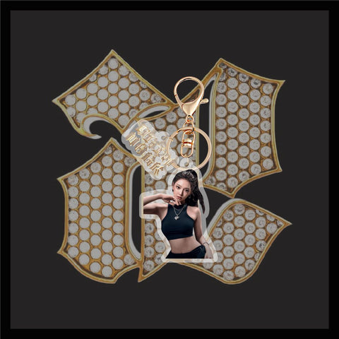 aespa Double-Sided Acrylic Keychain Bag Pendant Winter Kpop Jewelry Star Peripheral