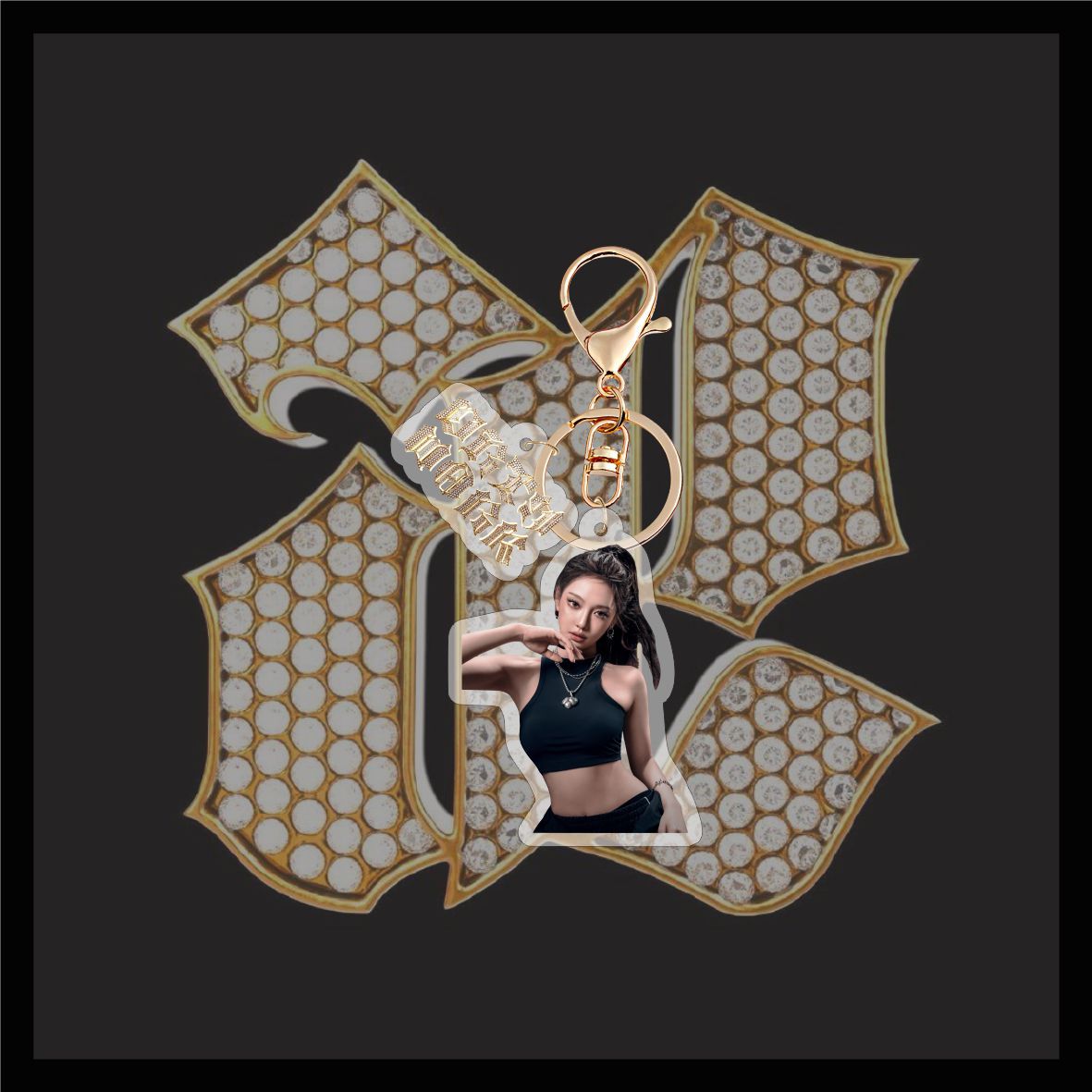Aespa Double-Sided Acrylic Keychain Bag Pendant Winter Kpop Jewelry Star Peripheral