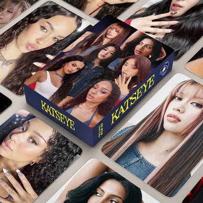 KATSEYE - 55-Piece Lomo Card Set - K-Pop Girl Group Photocard Collection