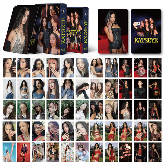 KATSEYE - 55-Piece Lomo Card Set - K-Pop Girl Group Photocard Collection