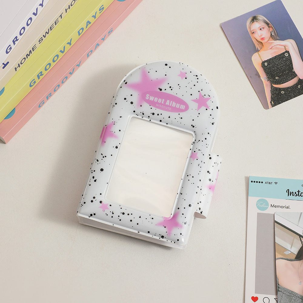 Square Hollow Photocard Binder | 3-Inch Mini Album (40 Slots)