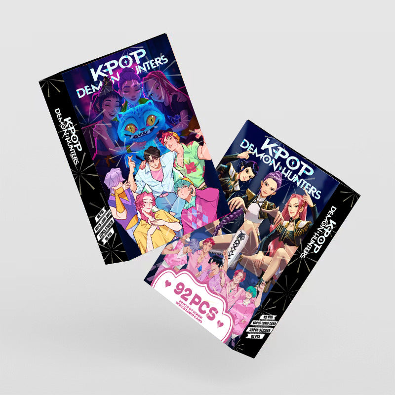 DEMON HUNTERS Lomo Cards - K-Pop Photocards & Stickers Gift Set