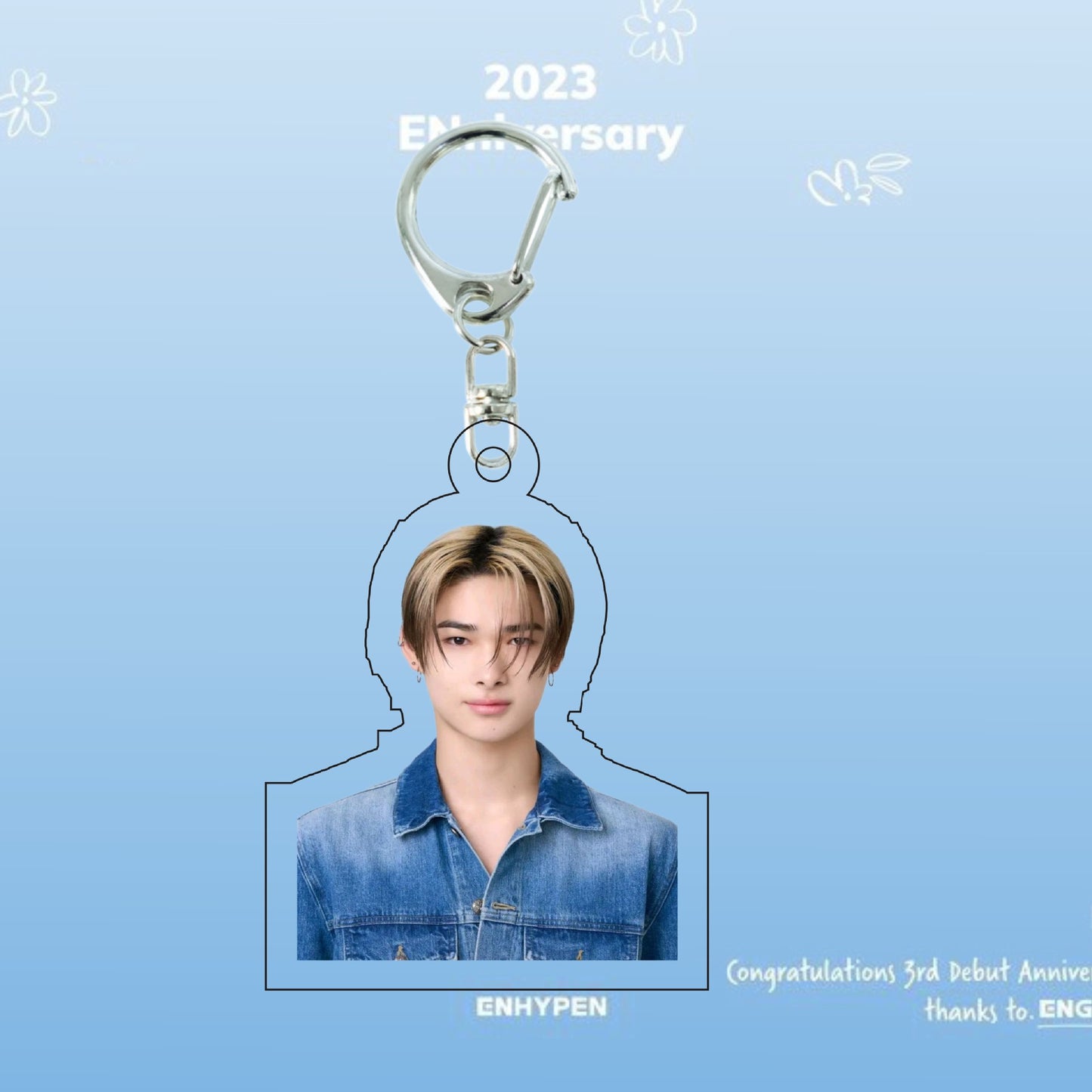 ENHYPEN 3rd Anniversary ID Photo Keychain & Mini Stand | Acrylic Charm