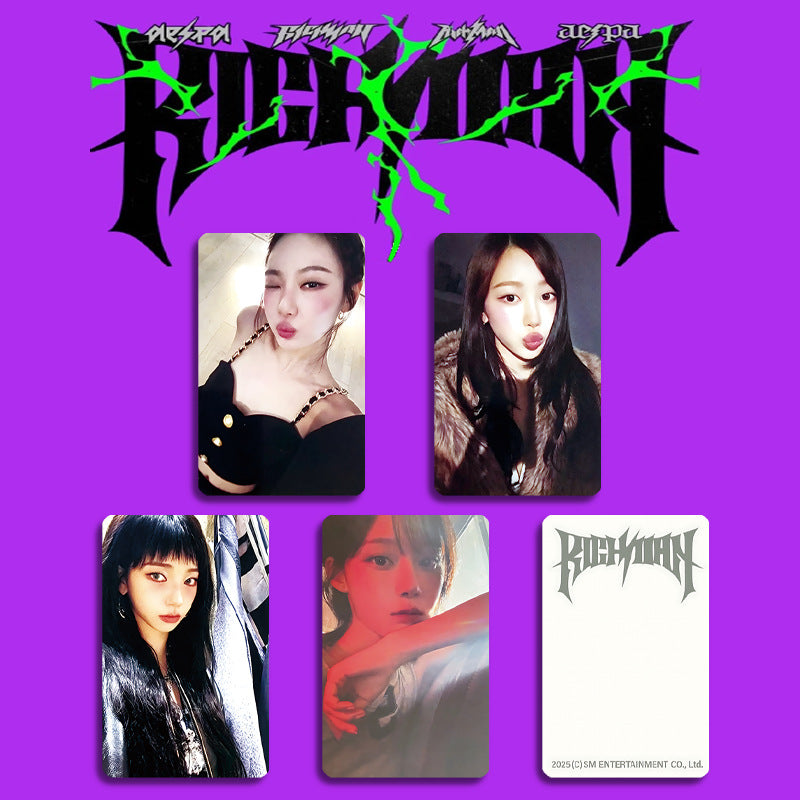 aespa Rich Man Kpop Card Album Postcard