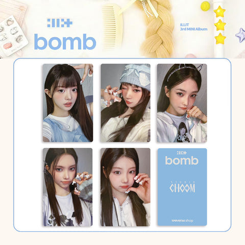 ILLIT "Bomb" Album Card – Random Wvs Special Card Postcard Gift